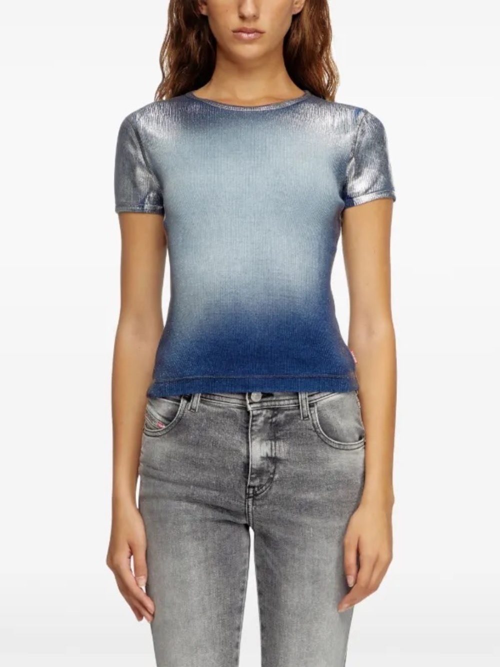 NWT Diesel T-Ele-Long-Q1 T-shirt